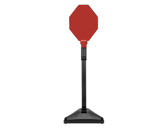 RTS Target Self-Healing Upper Torso Shaped (Mini IPSC) CQB Target Kit w/ Base and Plate, Red