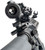 FAB Defense offset flip-up iron sight set ar15 m4 backup