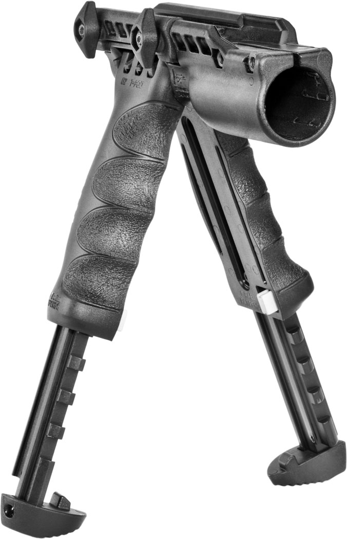 fab defense tactical bipod foregrip with integrated flashlight