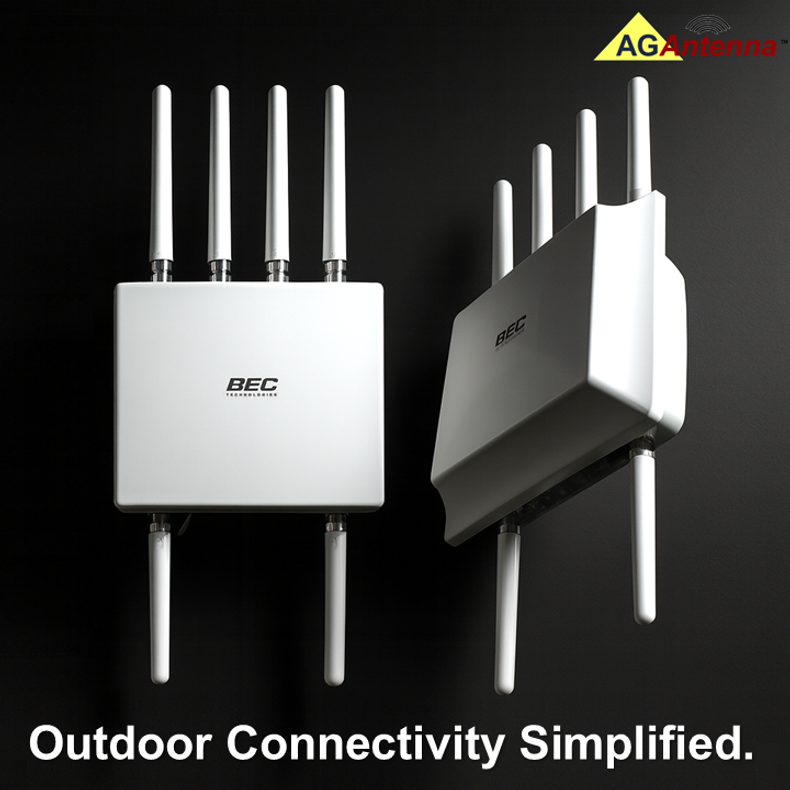 Outdoor Connectivity Simplified: The BEC 4700A | 4700AZ | 7000 R26-W RidgeWave Series Outdoor Hotspots