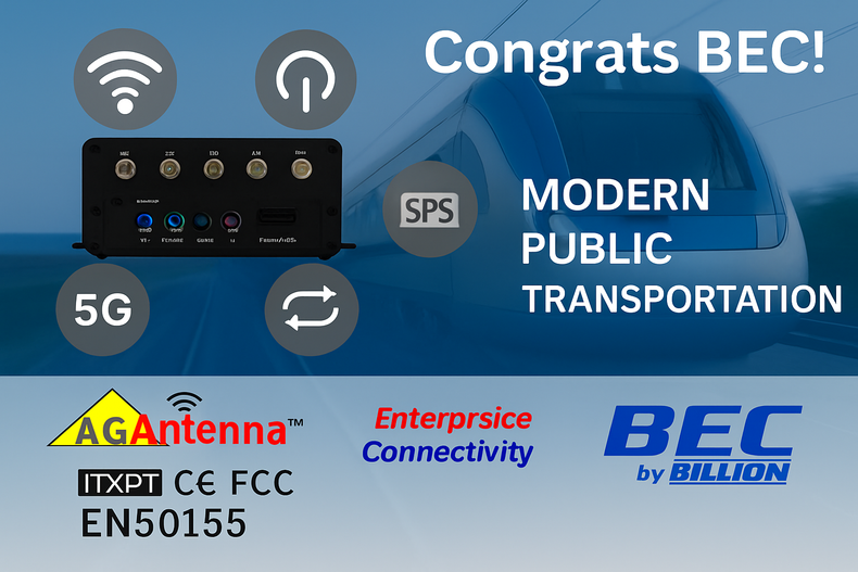 Driving Innovation in Public Transport Connectivity: BEC M600-5G Series Achieves ITxPT Certification