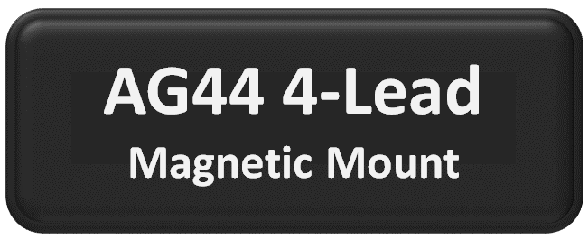 AG44 Low Profile MIMO 4-Lead Magnetic Mount Antenna