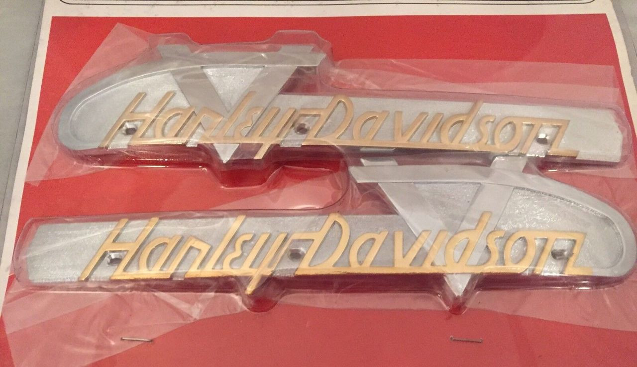 ハーレーダビットソン　61841 94T NOS OBS HARLEY-DAVIDSON EAGLE IRON GOLD LETTER PANHEAD GAS TANK