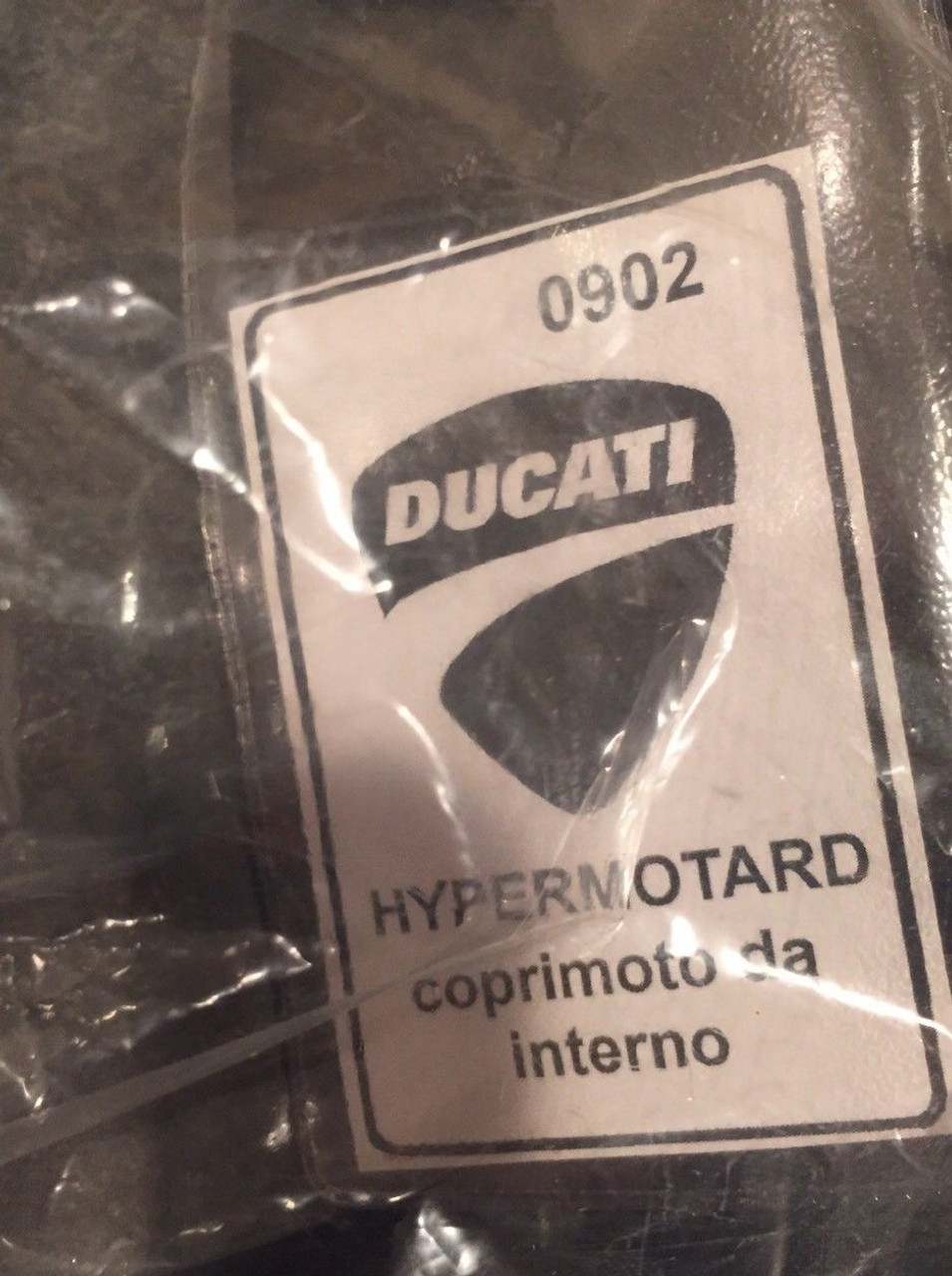 DUCATI HYPERMOTARD HYPERSTRADA NYH INDOOR BIKE COVER 97580011A NEW IN PACKAGE !! shopthegarage