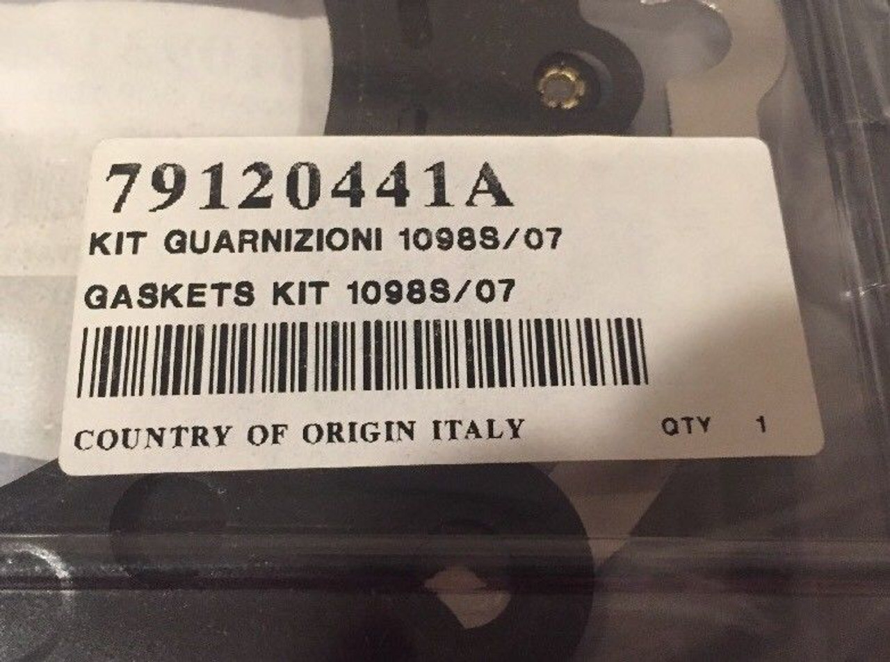 Original OEM DUCATI gasket kit for 1098s 07 #79120441A NEW IN PACKAGE, shopthegarage