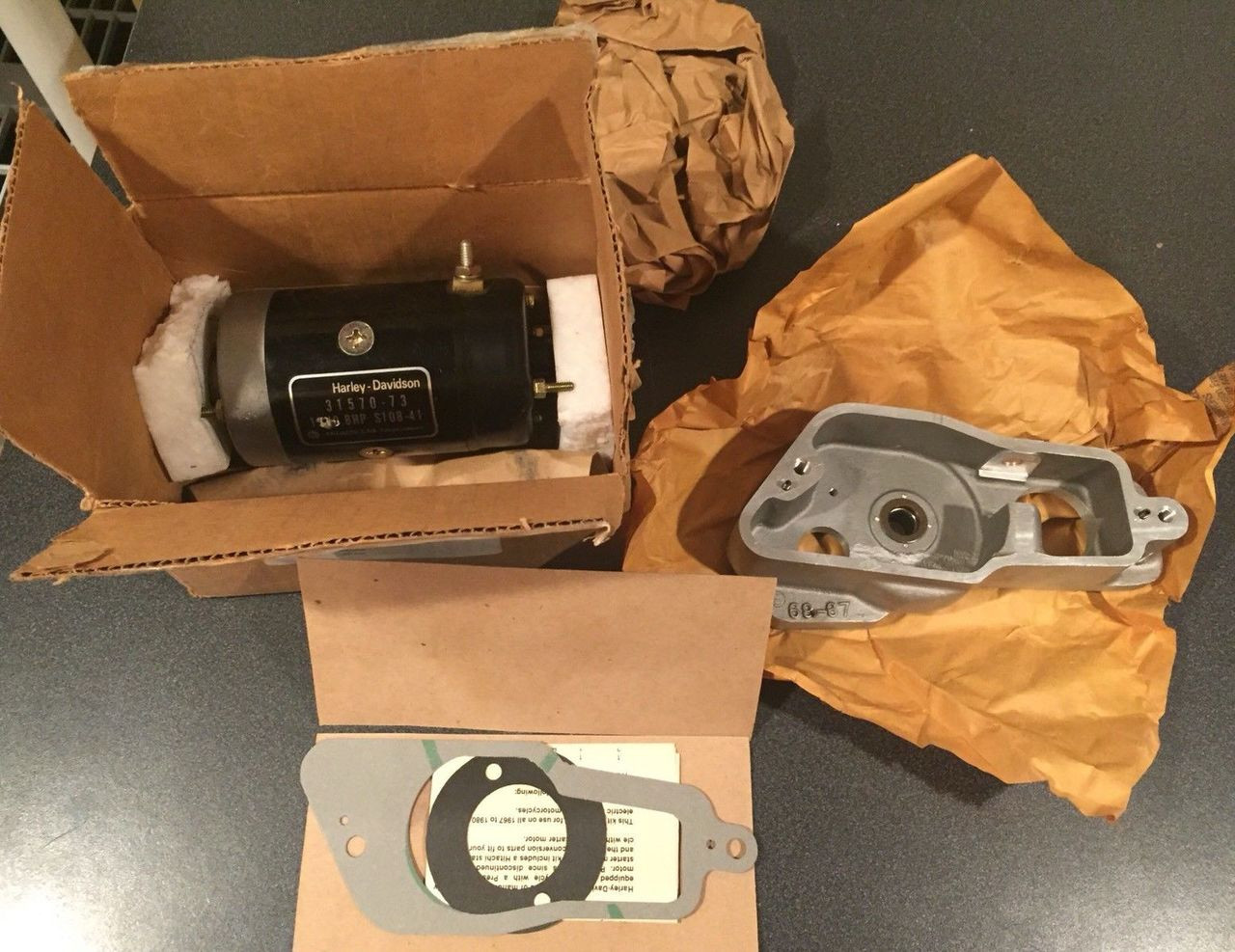 NOS Harley-Davidson Starter Motor Kit 31454-84, shopthegarage