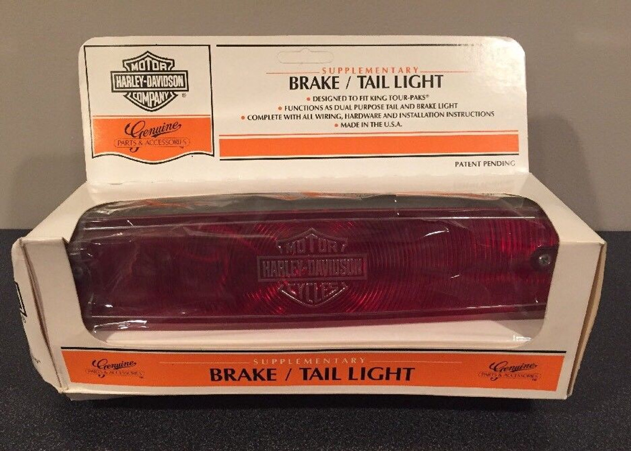 NOS HARLEY-DAVIDSON 68009-98 SUPPLEMENTAL BRAKE TAIL LIGHT FOR KING TOUR PAK (OPEN BOX)