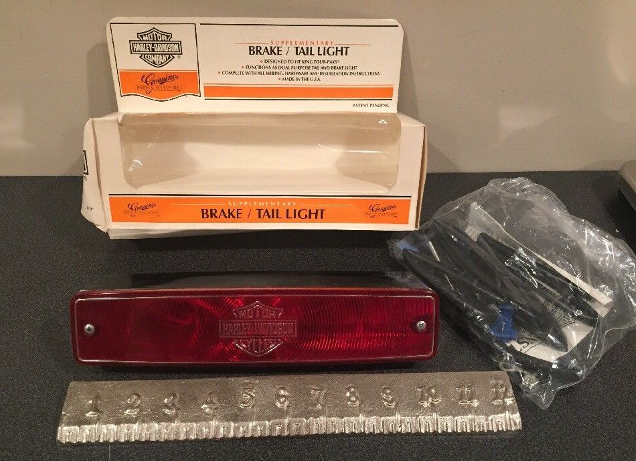 NOS HARLEY-DAVIDSON 68009-98 SUPPLEMENTAL BRAKE TAIL LIGHT FOR KING TOUR PAK (OPEN BOX)