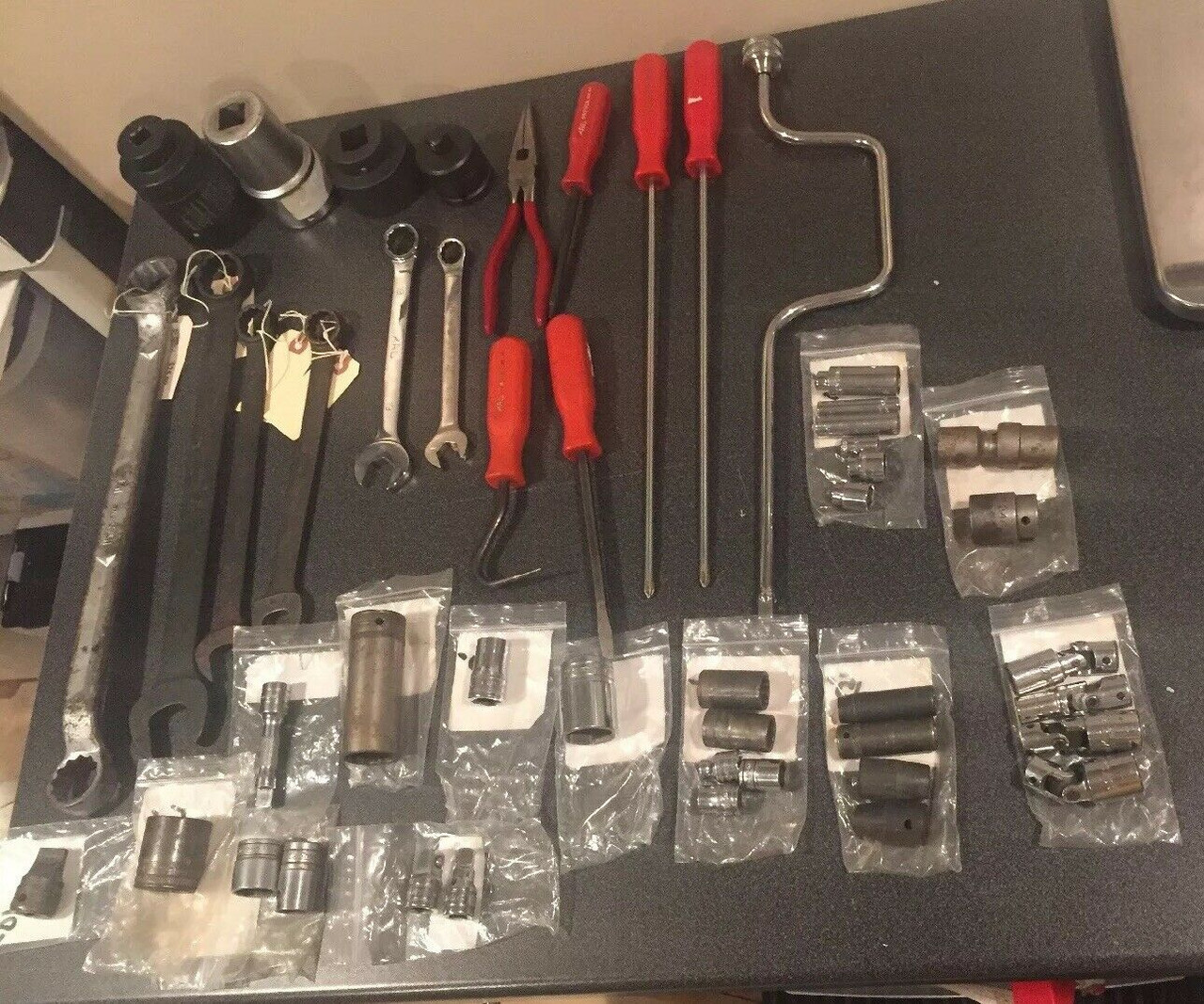  Snap-On , MAC , MATCO wrenches sockets,screwdrivers USA Made Tools, shop the garage