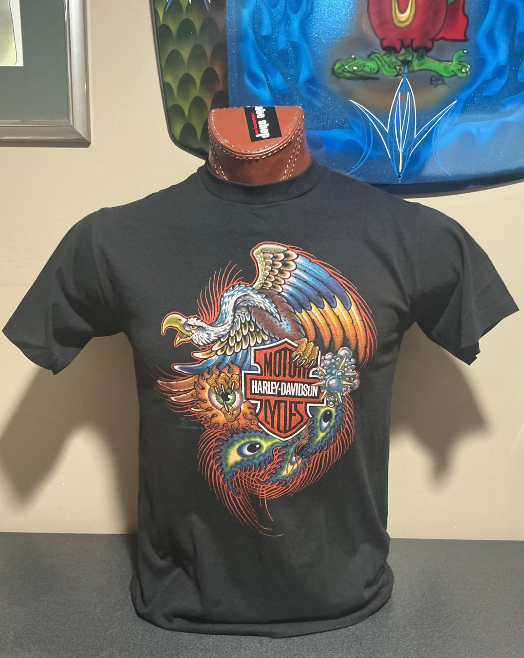 Vintage 1980's Harley-Davidson t-shirt Whitt's H-D Manassas, VA