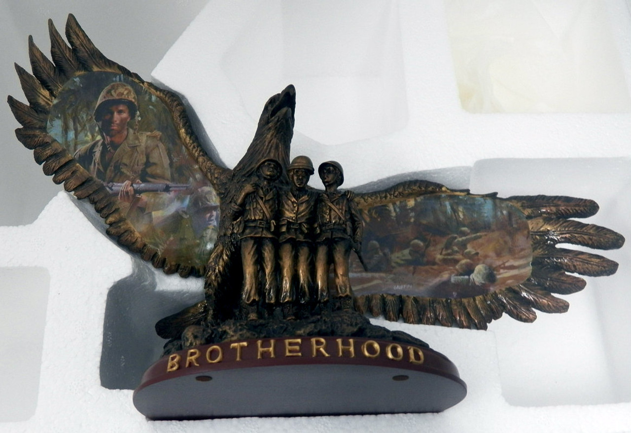 Bradford Exchange USMC "Legacy of Brotherhood" figure