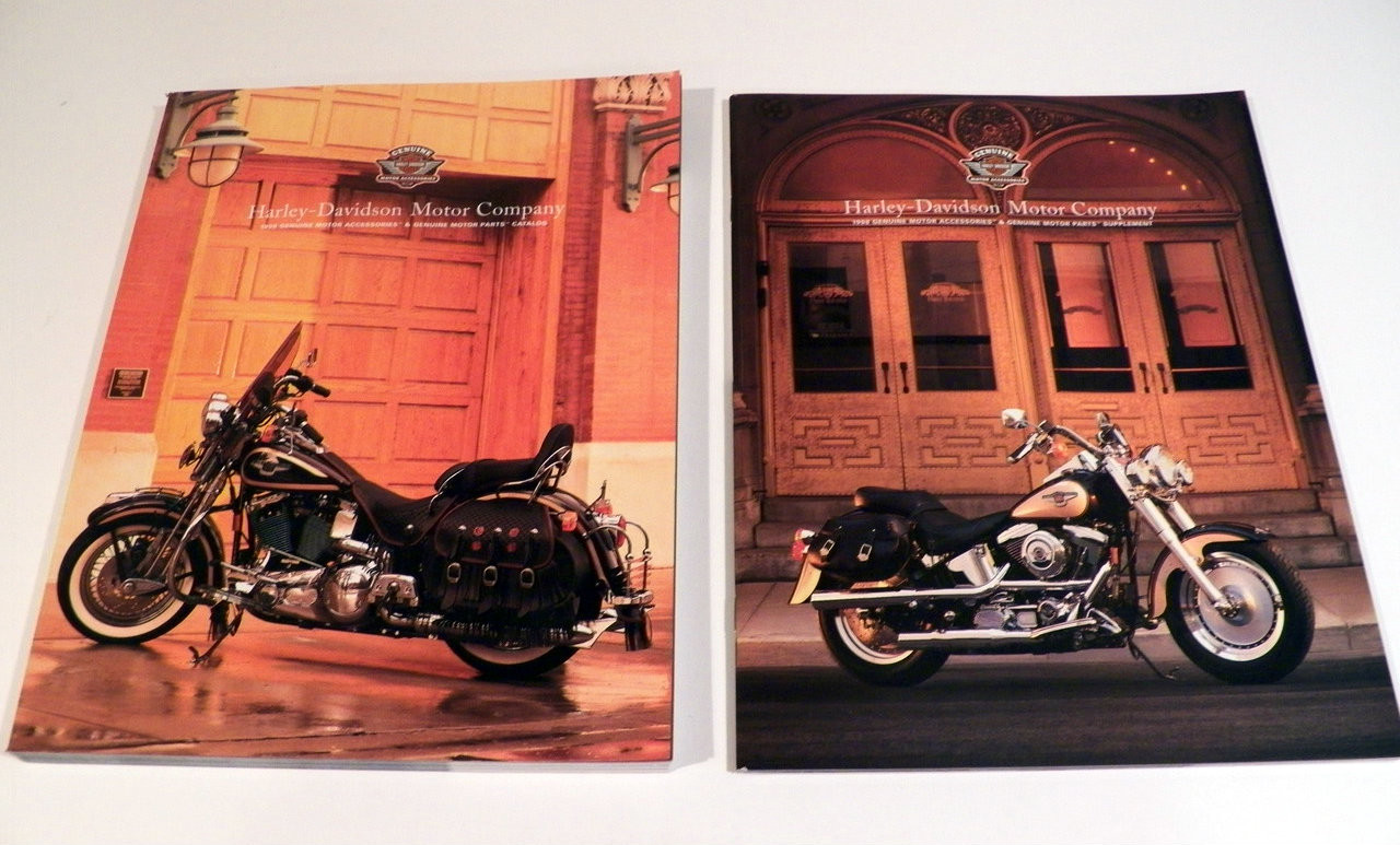 1998 Harley-Davidson Parts & Accessories Catalog with Supplement Catalog 95th Anniversary