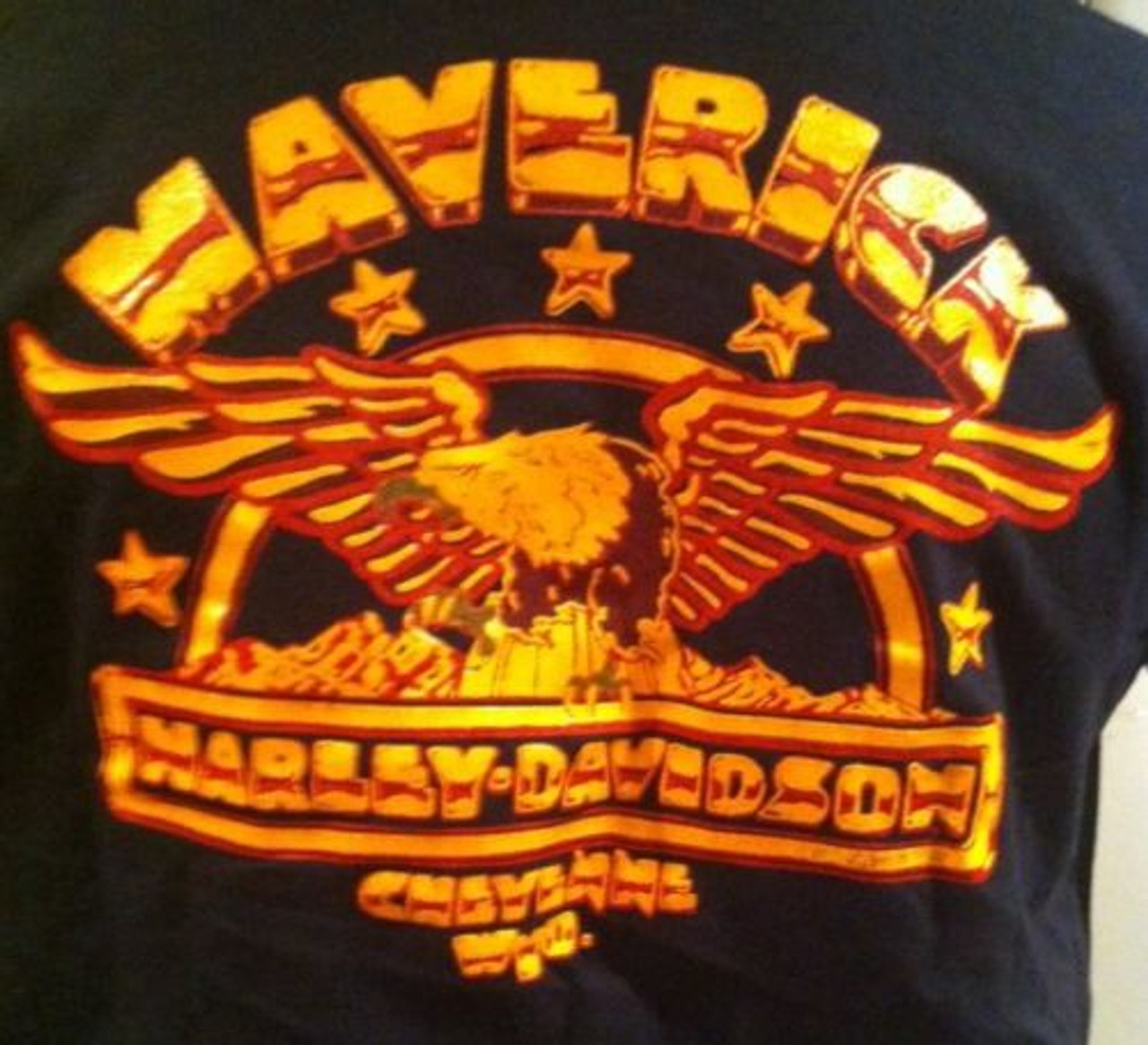 Vintage 1988 Maverick Harley-Davidson Righteous Ruler T-shirt XL-LIKE NEW, coolintocash.com, shopthegarage.com, shop the garage, cool into cash, bingo's swap meet garage, vintage t-shirts