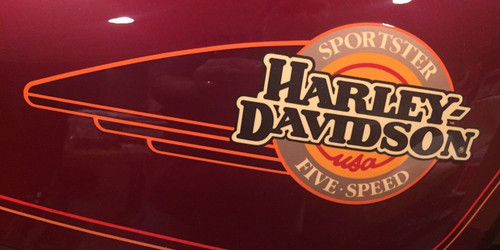 NOS HARLEY-DAVIDSON 3.25 GALLON SPORTSTER GAS TANK 61381-95DF BURGUNDY . Shop The Garage