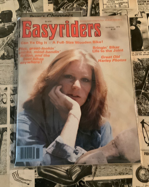 Easyriders Magazine, Vintage, 1980's, David Mann, bikers, coolintocash.com, shopthegarage.com, Bingo's Swap Meet Garage