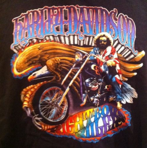 Vintage 1988 Maverick Harley-Davidson Righteous Ruler T-shirt XL-LIKE NEW, coolintocash.com, shopthegarage.com, shop the garage, cool into cash, bingo's swap meet garage, vintage t-shirts