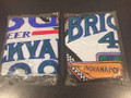 Lot of 2 Vintage Brickyard 400 Inflatable Beer Advertising NEW sealed Busch beer 