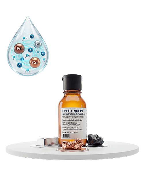 Spectricept Skin and Wound Cleanser bottle