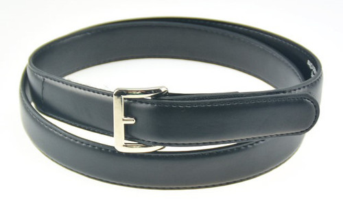 Kids Boys Girls Childrens Black Leather Uniform Belt
