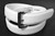 White Leather Belt with Square Buckle