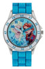 Frozen Teal Silicone Strap Time Teacher Watch