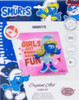 Smurfette crystal art card 18 by 18 cm