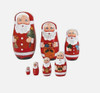 Wooden Christmas nesting. Doll