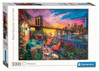 Clementoni Puzzle Manhattan Balcony Sunset, 3000 pieces