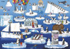 Piatnik everyday life in Antarctica 1000 piece jigsaw