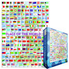 Flags of the world 1000 piece jigsaw eurographics