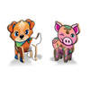 Create and colour pig and pup