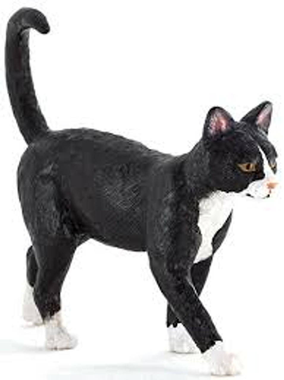 black and white cat toy