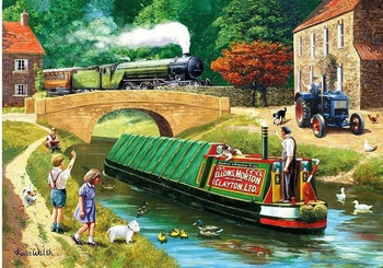 Rail and canal 1000 piece jigsaw