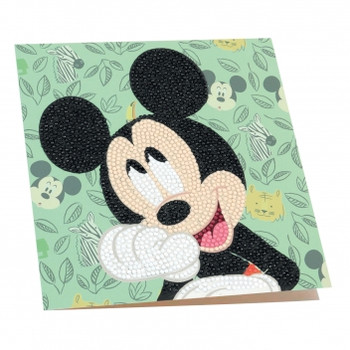 Micky crystal art card 18 x 18