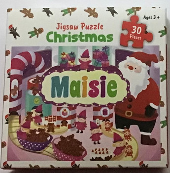 Childrens Xmas named jigsaw 30 pc Maisie