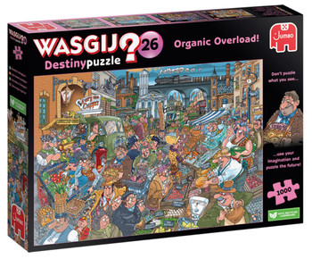 Wasgij destiny 26 organic overload 1000 piece jigsaw