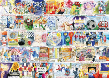 Gibson a year in Great Britain 1000 piece jigsaw