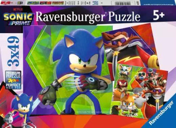 Sonic 3 x 49 piece jigsaw