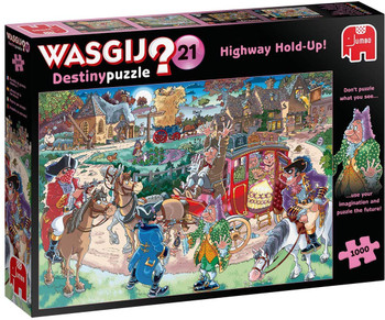 Jumbo 19180 Wasgij Destiny 21 - Highway Holdup 1000 piece Jigsaw Puzzle