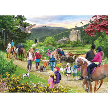 Gibson 1000 piece jigsaw Highland Hike