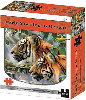1000 piece Early morning in bengal Jigsaw