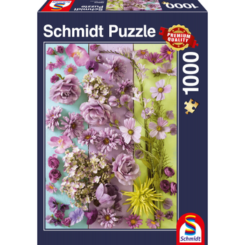 Schmidt 1000 piece jigsaw violet blossom