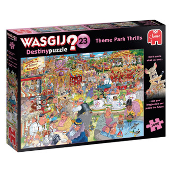 Wasgij theme park thrills 1000 piece jigsaw