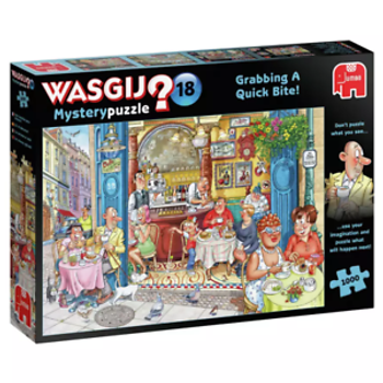 Wasgij 1000 pc jigsaw grabbing a quick bite