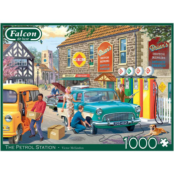 The petrol station 1000 piece jigsaw falcon