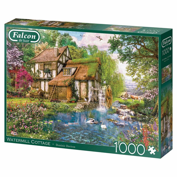 Watermill cottage 1000 piece jigsaw falcon
