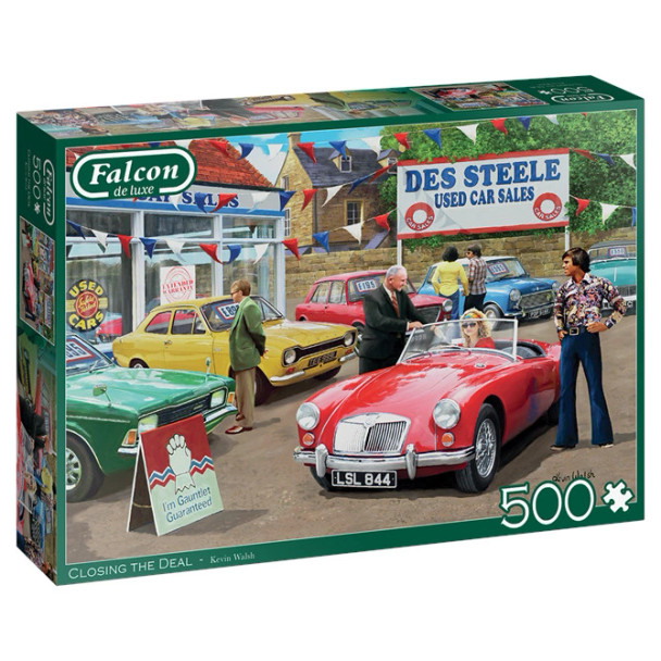 Closing the deal 500 piece jigsaw falcon de luxe