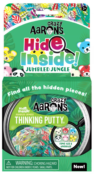 Crazy arrons hide inside jumbled jungle putty