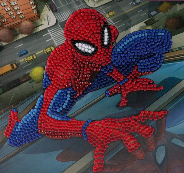 Spider-Man 18cm by 18cm crystal art