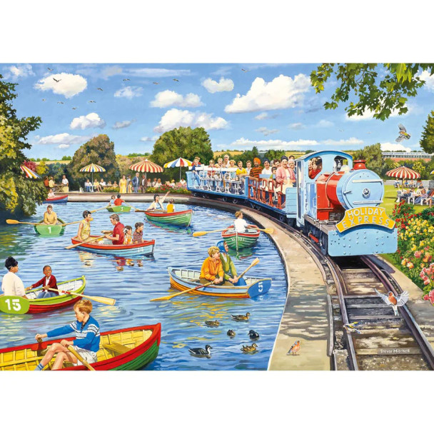 Gibson 1000 piece jigsaw the boating lake